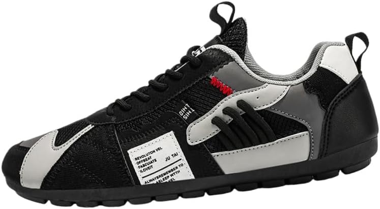 Мужские ретро-кроссовки большого размера - дышащие и удобные повседневные мужские туфли с противоскользящими свойствами Fmshi, черный
Мужские ретро-кроссовки большого размера - дышащие и удобные повседневные мужские туфли с противоскользящими свойствами Fmshi, черный