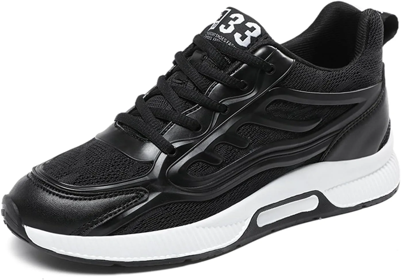 Мужские кроссовки на каблуке высотой 2,36 дюйма, невидимые, увеличивающие рост, обувь на шнуровке, кроссовки на скрытом каблуке, модные кроссовки Ihinzry, черный
Мужские кроссовки на каблуке высотой 2,36 дюйма, невидимые, увеличивающие рост, обувь на шнуровке, кроссовки на скрытом каблуке, модные кроссовки Ihinzry, черный