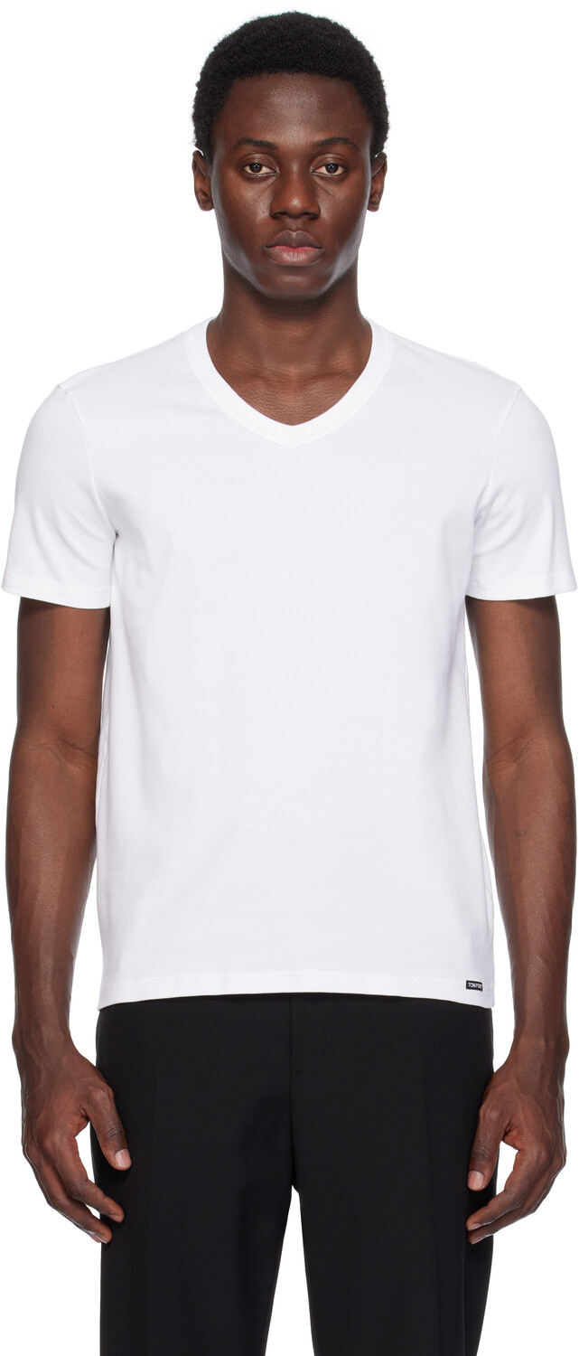 Футболка из хлопкового эластичного джерси TO FORD TOM FORD, белый
Футболка из хлопкового эластичного джерси TO FORD TOM FORD, белый