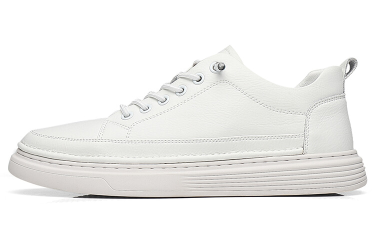 Кеды мужские, обувь для скейтбординга низкая St&Sat, белый 
Кеды мужские, обувь для скейтбординга низкая St&Sat, белый