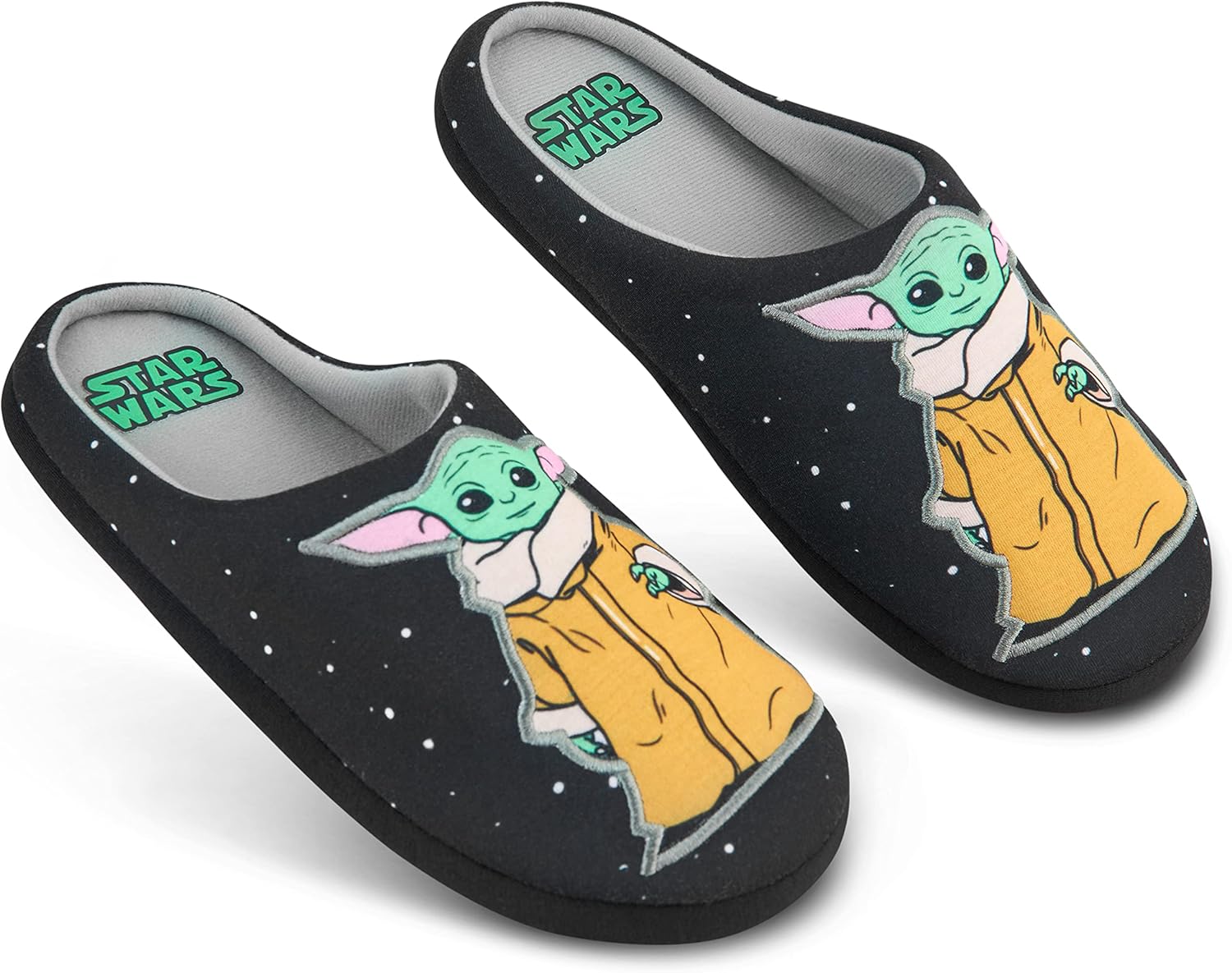 Мужские тапочки Disney - Домашние тапочки Baby Yoda с нескользящей подошвой - Подарки для него, черный
Мужские тапочки Disney - Домашние тапочки Baby Yoda с нескользящей подошвой - Подарки для него, черный