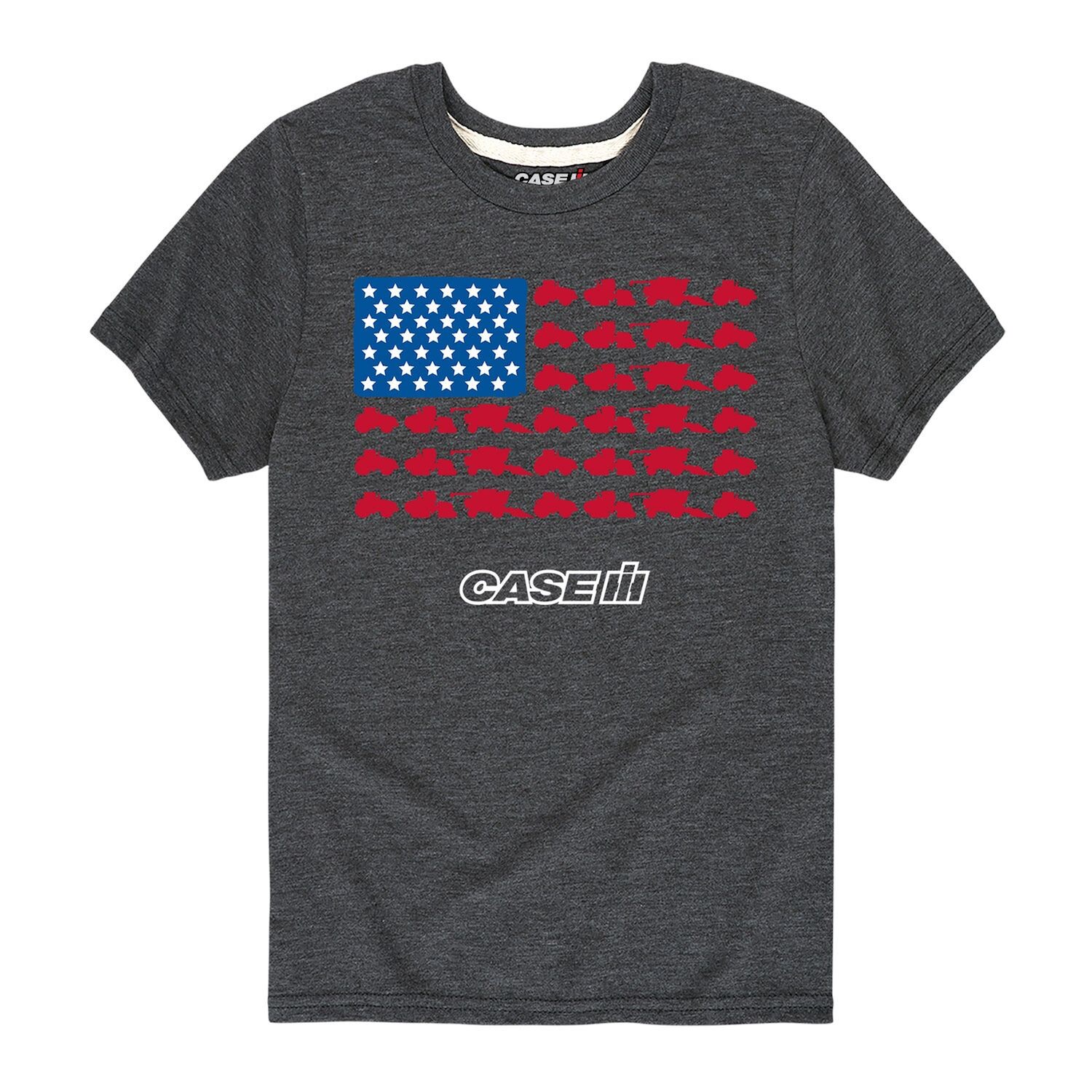 Футболка Case IH Tractor с изображением американского флага для мальчиков 8–20 лет Licensed Character, серый
Футболка Case IH Tractor с изображением американского флага для мальчиков 8–20 лет Licensed Character, серый
