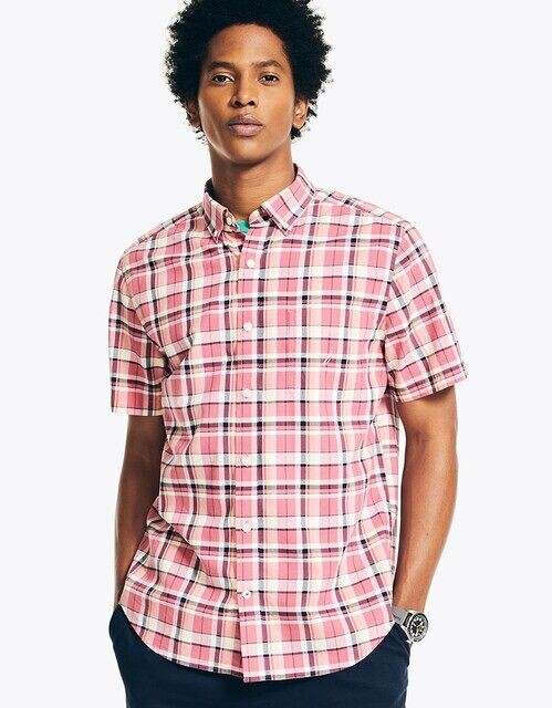 Мужская рубашка классического кроя в клетку Nautica, розовый
Мужская рубашка классического кроя в клетку Nautica, розовый