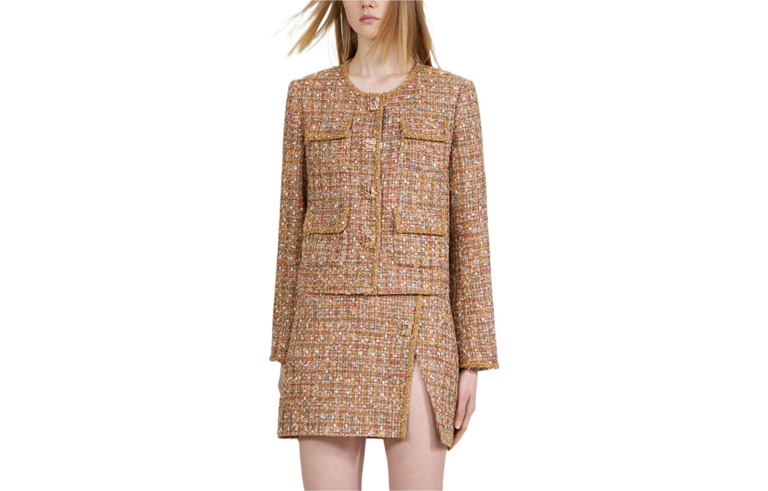 Селфи Женская Куртка на Китайский Новый год Верблюжий Золотой Self-portrait
Селфи Женская Куртка на Китайский Новый год Верблюжий Золотой Self-portrait