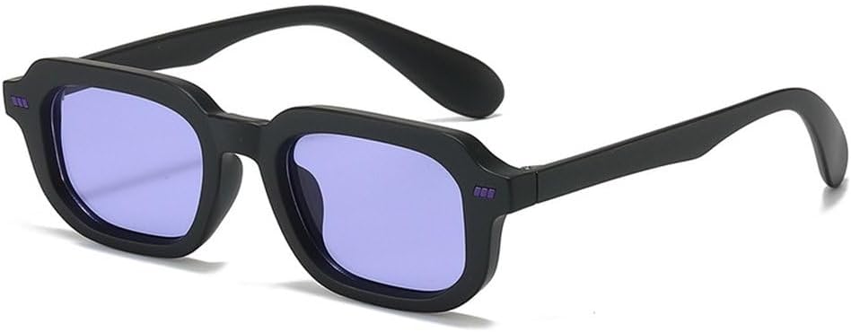 Модные маленькие квадратные женские солнцезащитные очки в стиле ретро с заклепками, мужские сине-зеленые солнцезащитные очки с защитой от УФ-излучения UV400 SKFGNX, Black Purple
Модные маленькие квадратные женские солнцезащитные очки в стиле ретро с заклепками, мужские сине-зеленые солнцезащитные очки с защитой от УФ-излучения UV400 SKFGNX, Black Purple