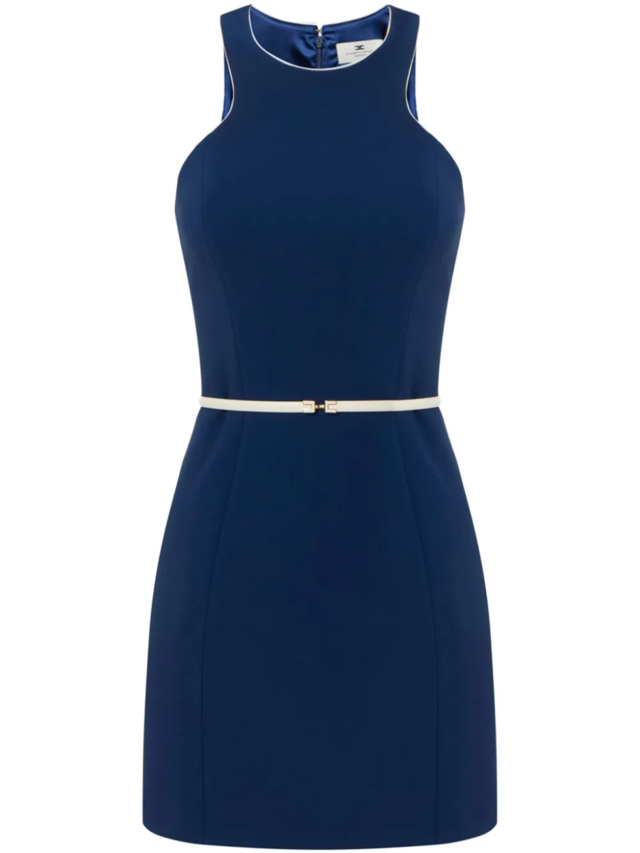 Elisabetta Franchi креповое платье мини с поясом, синий
Elisabetta Franchi креповое платье мини с поясом, синий