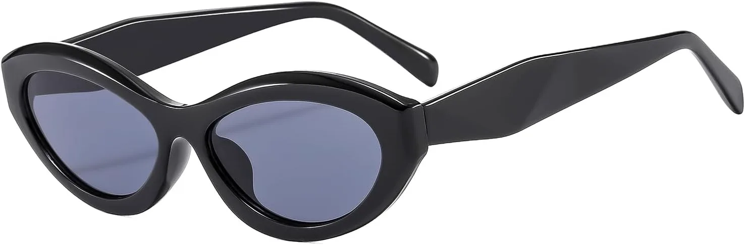 Женские ретро-солнцезащитные очки YAMEIZE овальной формы - винтажные очки-«кошачий глаз» в стиле 90-х, модные солнцезащитные очки для активного отдыха, Black Grey
Женские ретро-солнцезащитные очки YAMEIZE овальной формы - винтажные очки-«кошачий глаз» в стиле 90-х, модные солнцезащитные очки для активного отдыха, Black Grey