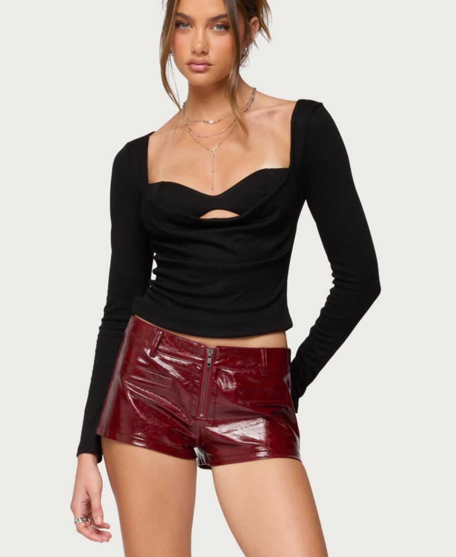 Женский топ Oaklyn с многослойным бюстгальтером и воротником-хомутом Edikted, Black
Женский топ Oaklyn с многослойным бюстгальтером и воротником-хомутом Edikted, Black