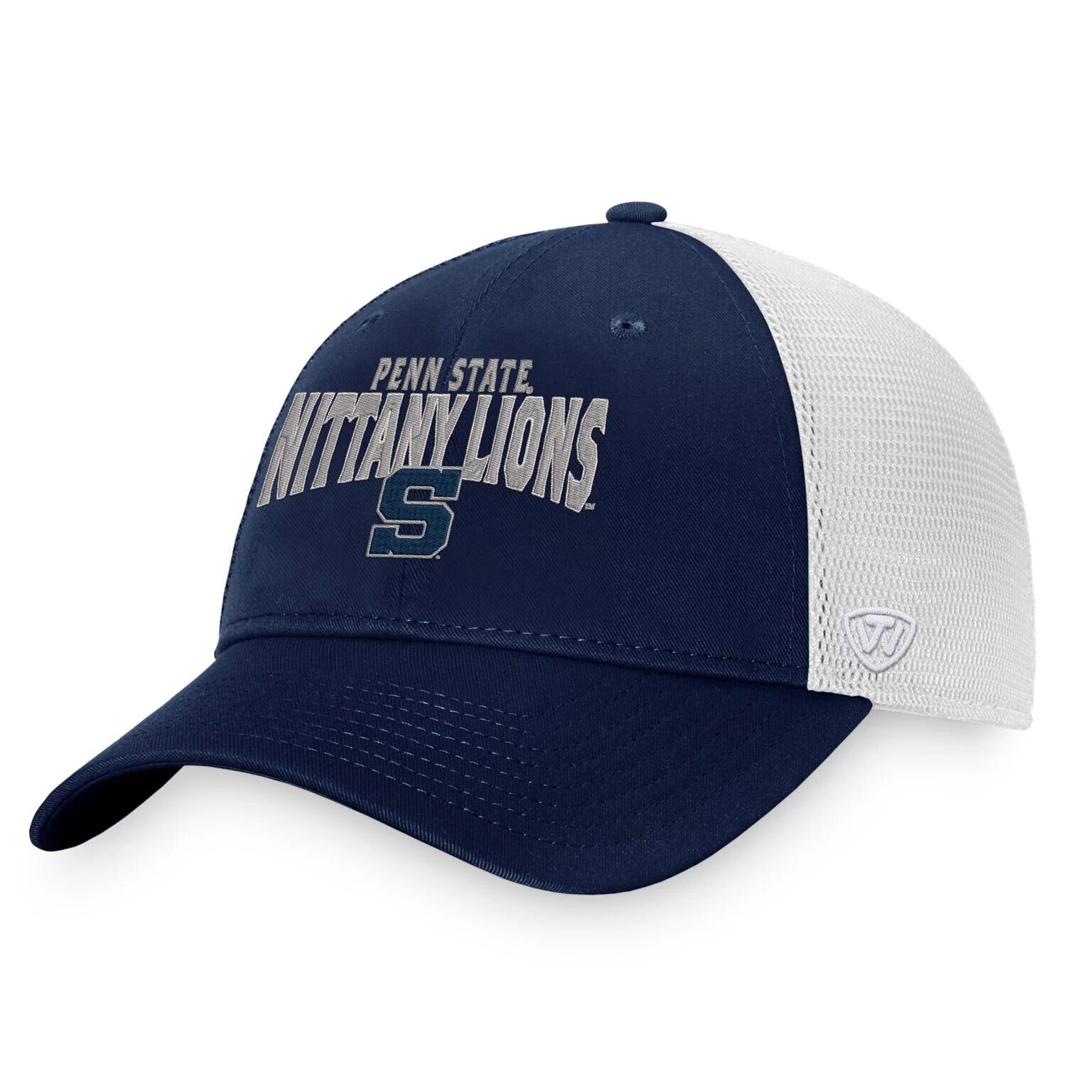 Мужская кепка Top of the World темно-синего/белого цвета Penn State Nittany Lions Breakout Trucker Snapback
Мужская кепка Top of the World темно-синего/белого цвета Penn State Nittany Lions Breakout Trucker Snapback