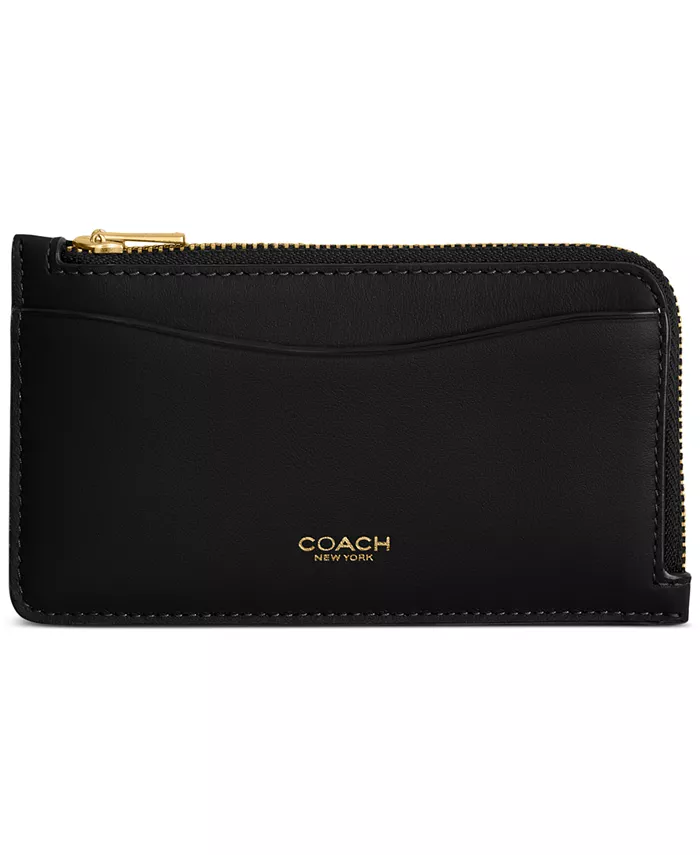 Необходимый кожаный картхолдер Essential New York Zip COACH, черный
Необходимый кожаный картхолдер Essential New York Zip COACH, черный