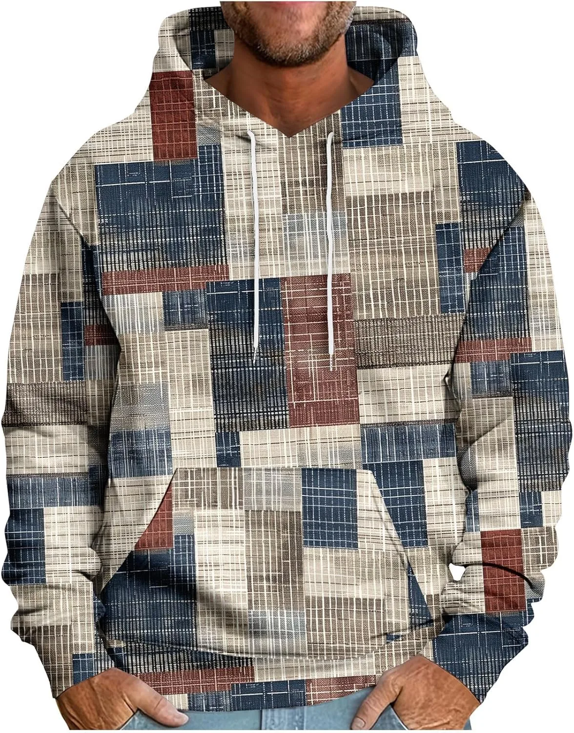 Мужской худи тай-дай с капюшоном на шнурке OTSANT
Мужской худи тай-дай с капюшоном на шнурке OTSANT