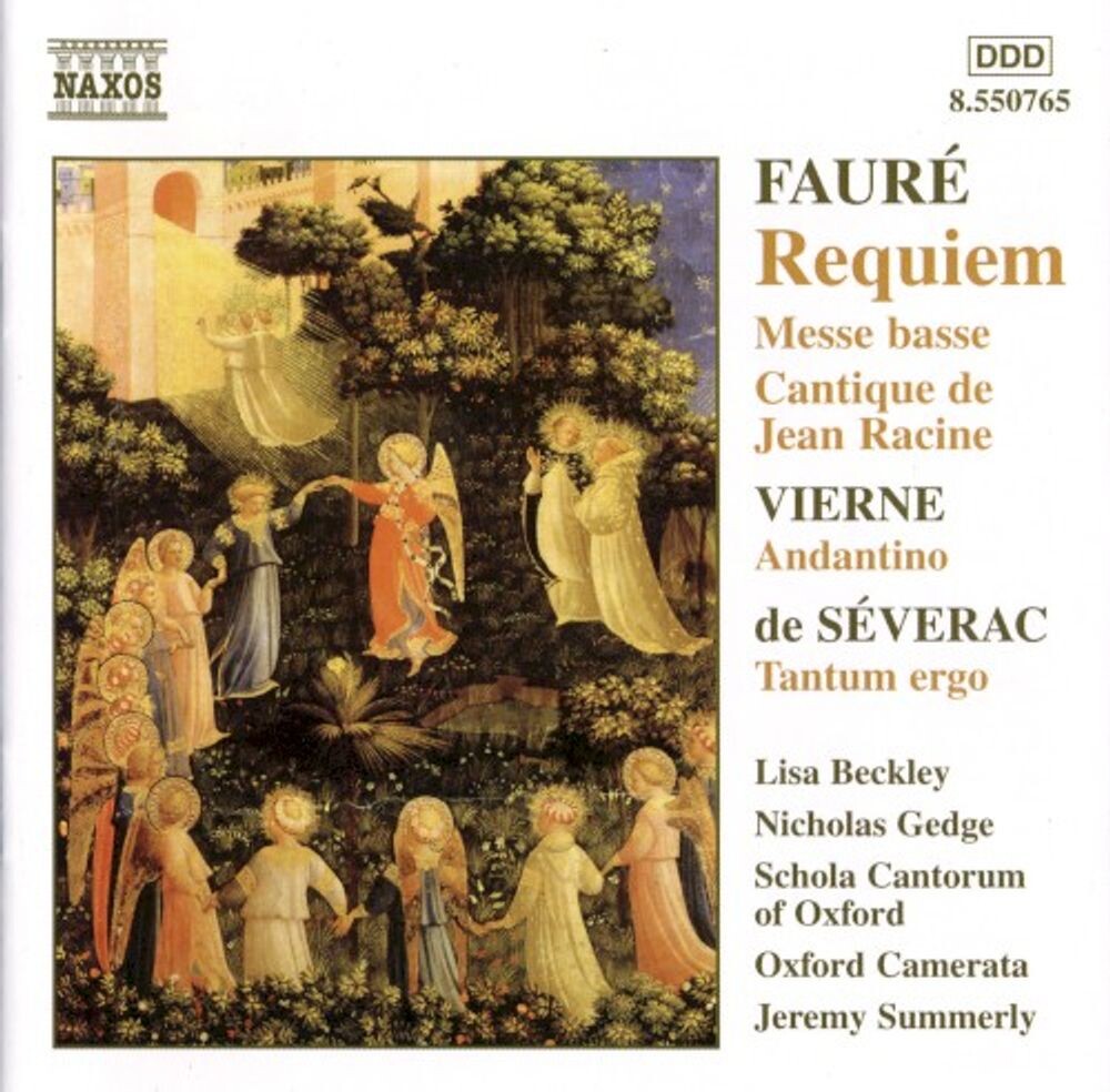 Диск CD Requiem • Messe Basse • Cantique De Jean Racine - Gabriel Fauré, Louis Vierne, Déodat de Sévérac
Диск CD Requiem • Messe Basse • Cantique De Jean Racine - Gabriel Fauré, Louis Vierne, Déodat de Sévérac