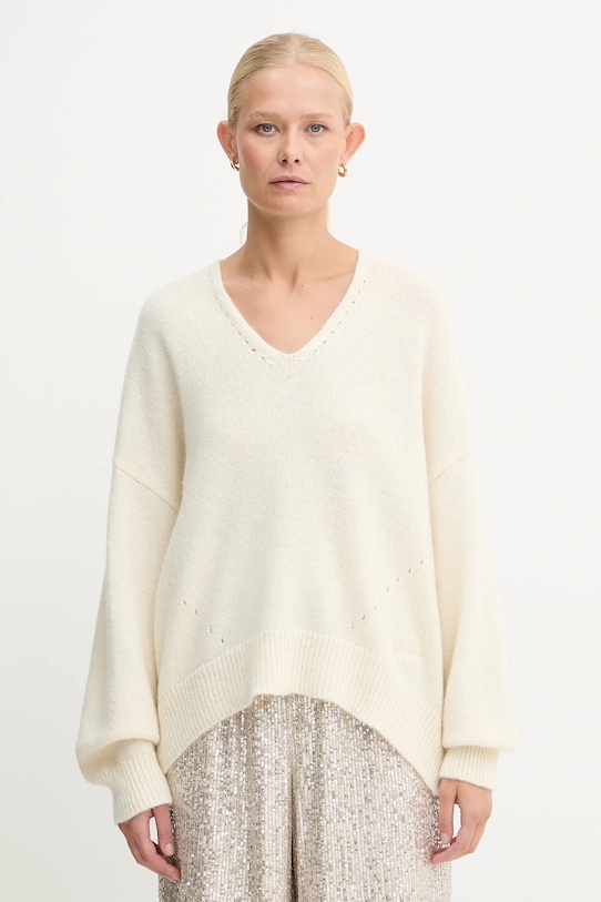 Свитер из смесовой шерсти Boss Orange, бежевый
Свитер из смесовой шерсти Boss Orange, бежевый