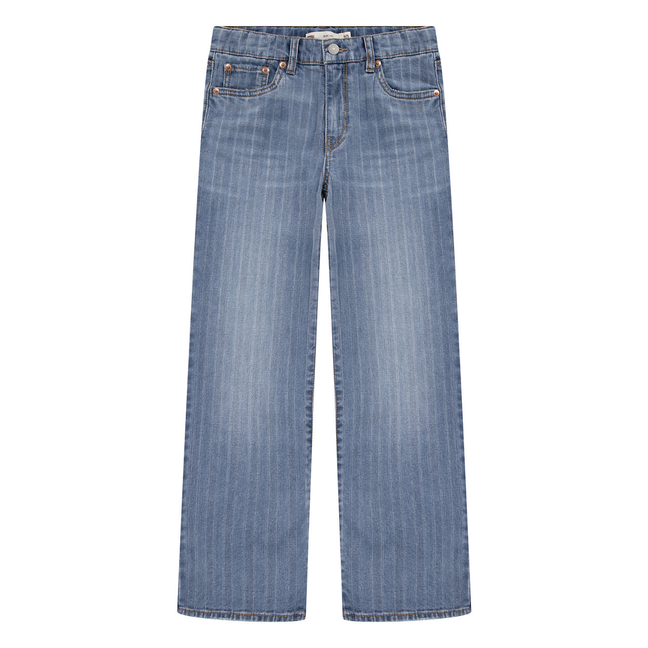 Текстурированные полосатые широкие брюки для девочек 8-20 лет Levi's, Joshua Tree - Light Wash
Текстурированные полосатые широкие брюки для девочек 8-20 лет Levi's, Joshua Tree - Light Wash