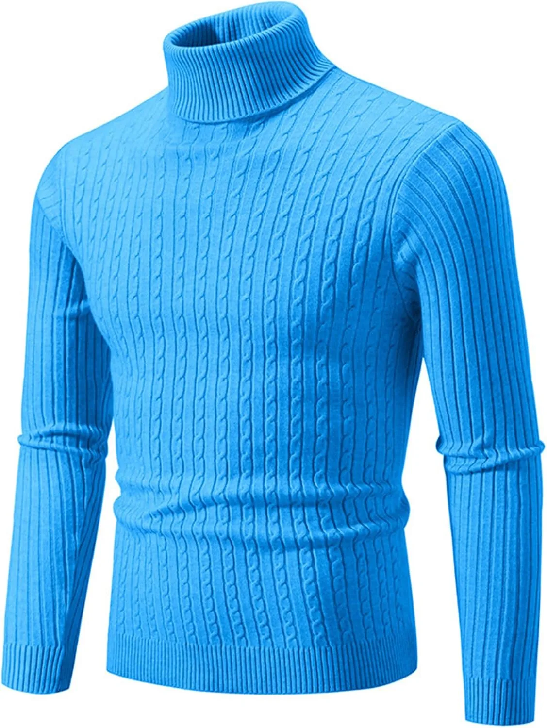 Wankang мужской свитер с воротником-гольф, кабельная вязка, приталенный, однотонный с узором
Wankang мужской свитер с воротником-гольф, кабельная вязка, приталенный, однотонный с узором