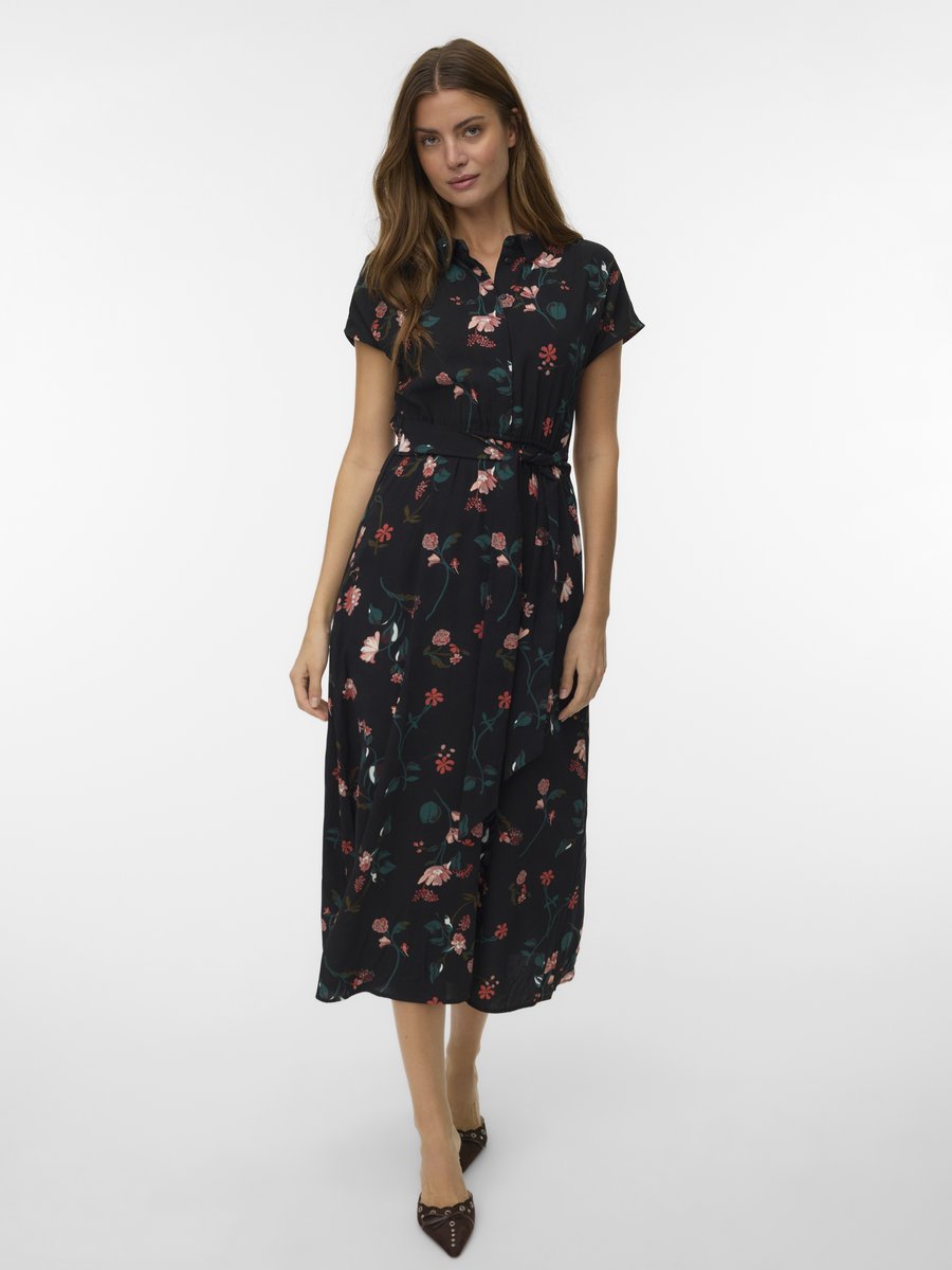 Платье Vero Moda VMNEWHALLIE TIE DRESS, Black
Платье Vero Moda VMNEWHALLIE TIE DRESS, Black