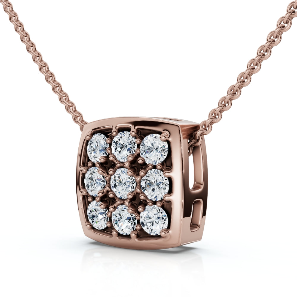 Женское ожерелье VS с изящной подвеской из 14-каратного золота с бриллиантами паве 1/5 карата, 18 дюймов, выращено в лаборатории Pompeii2, розовый
Женское ожерелье VS с изящной подвеской из 14-каратного золота с бриллиантами паве 1/5 карата, 18 дюймов, выращено в лаборатории Pompeii2, розовый