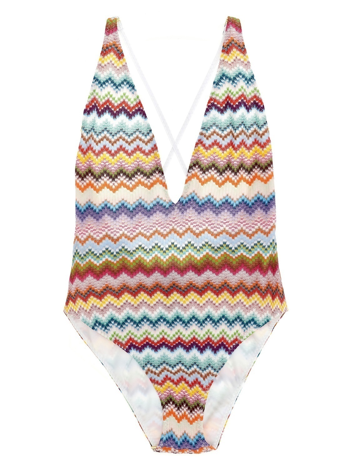 Слитный купальник с зигзагообразным узором Missoni, мультиколор
Слитный купальник с зигзагообразным узором Missoni, мультиколор