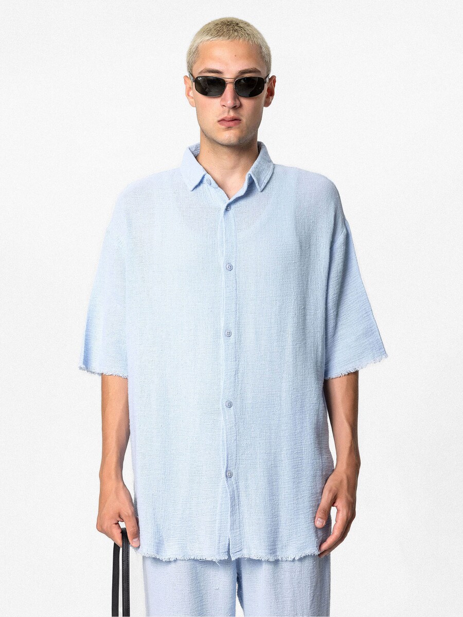 Удобная рубашка на пуговицах VAMOS CLO Hostas, светло-синий
Удобная рубашка на пуговицах VAMOS CLO Hostas, светло-синий