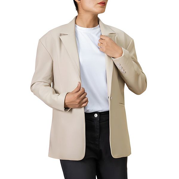 Оверсайз блейзер из овчины для женщин, бизнес-кэжуал, плюс сайз Megaretailer
Оверсайз блейзер из овчины для женщин, бизнес-кэжуал, плюс сайз Megaretailer