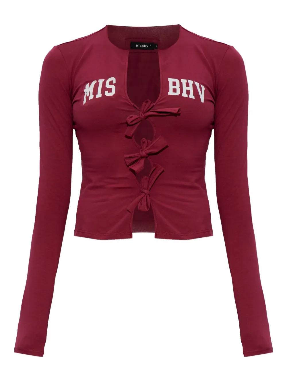 Блузка с бантом Misbhv, красный 
Блузка с бантом Misbhv, красный