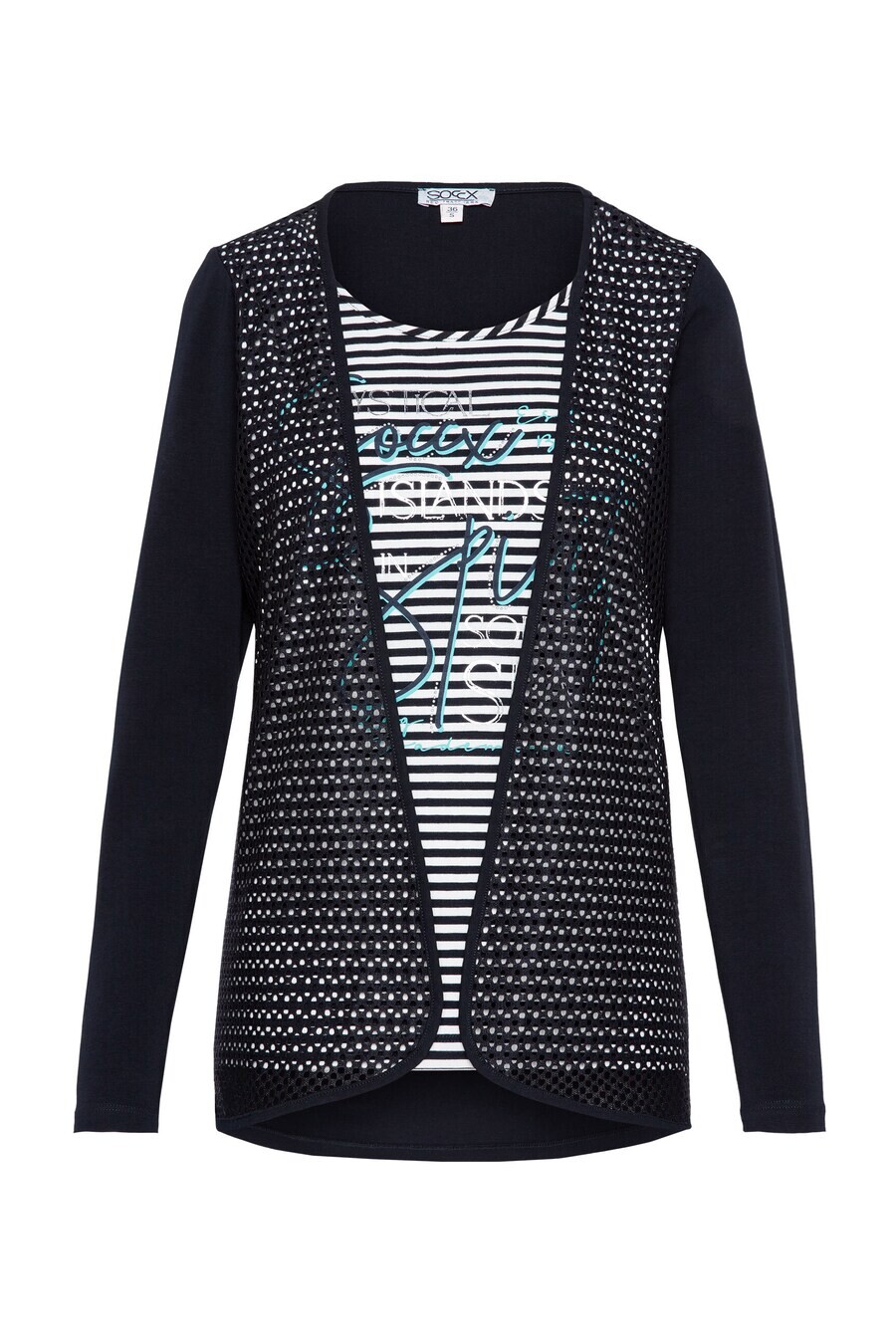 Лонгслив Soccx Shirt, цвет navy/aqua
Лонгслив Soccx Shirt, цвет navy/aqua