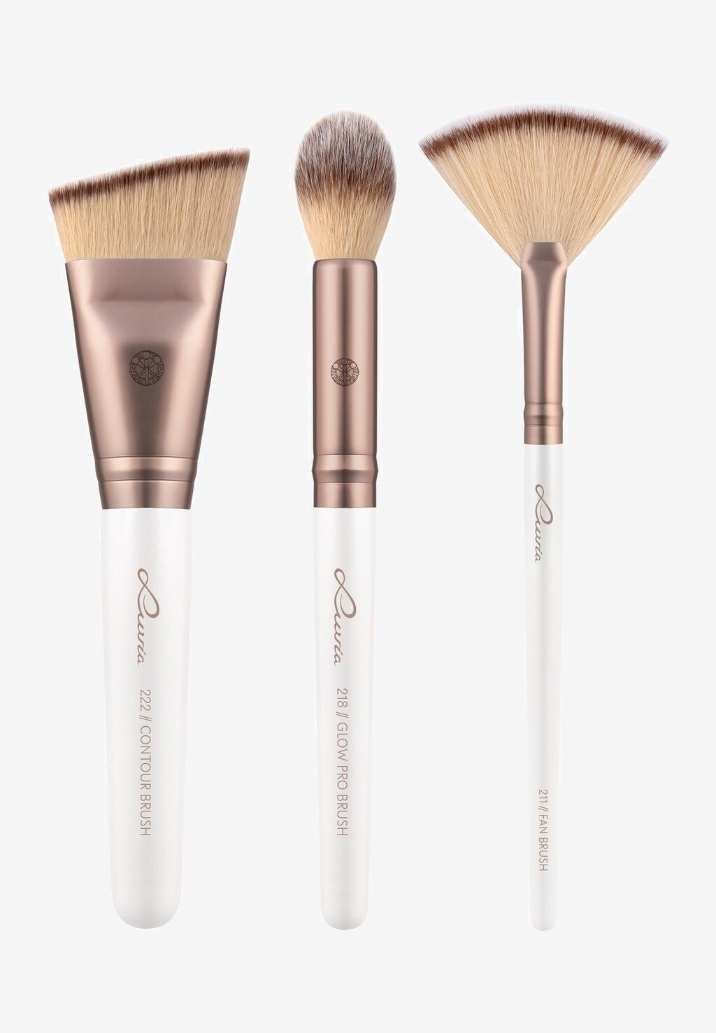 Набор кистей Highlight & Contour Set Luvia Cosmetics, цвет pearl white/coffee brown
Набор кистей Highlight & Contour Set Luvia Cosmetics, цвет pearl white/coffee brown