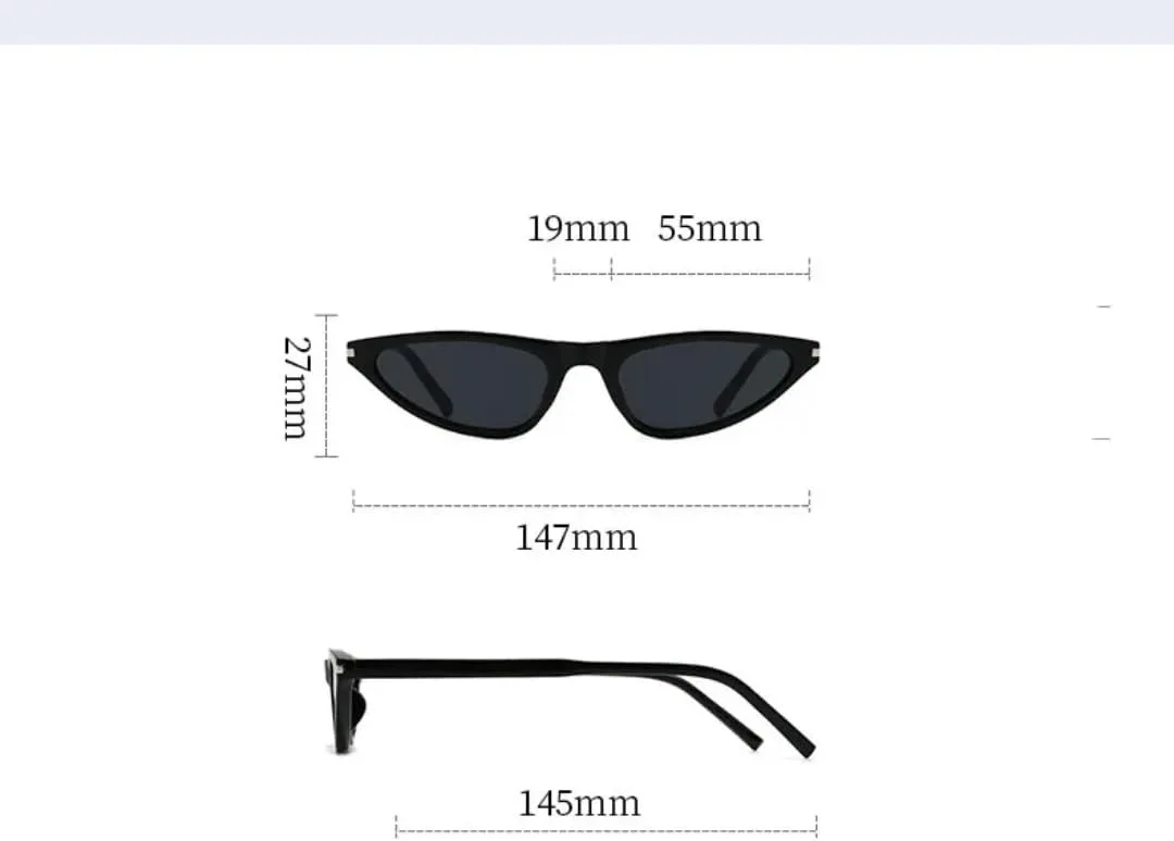 Винтажные солнцезащитные очки «кошачий глаз» для женщин и мужчин, роскошные солнцезащитные очки в стиле панк, хип-хоп, маленькая оправа VVTWSSW, Black Blue
Винтажные солнцезащитные очки «кошачий глаз» для женщин и мужчин, роскошные солнцезащитные очки в стиле панк, хип-хоп, маленькая оправа VVTWSSW, Black Blue