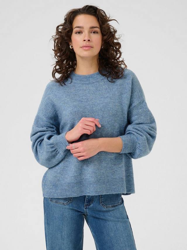 Свитер Luca из шерстяной смести с круглым вырезом KAFFE
Свитер Luca из шерстяной смести с круглым вырезом KAFFE