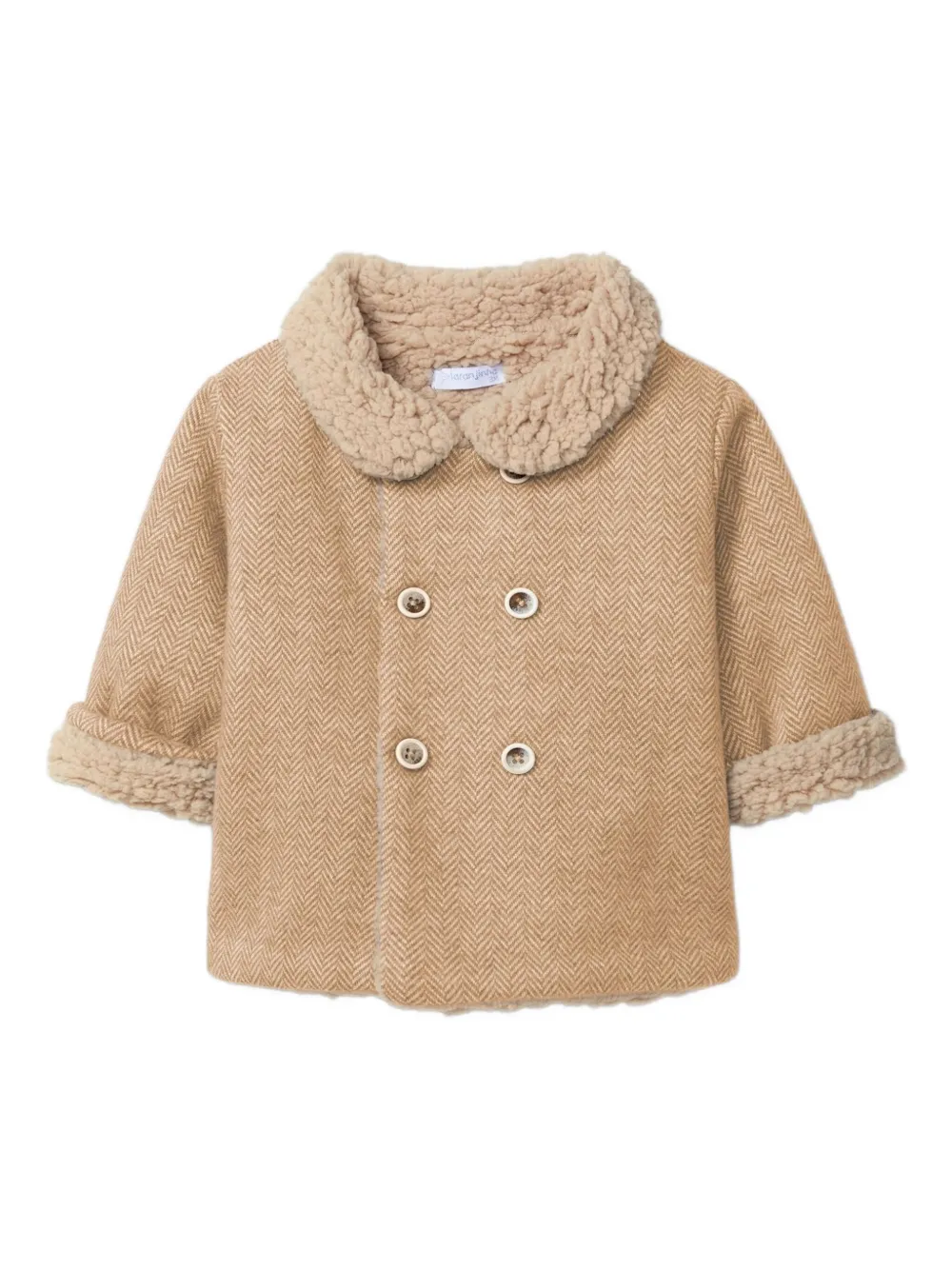 Жакет с узором в елочку Laranjinha, нейтральный
Жакет с узором в елочку Laranjinha, нейтральный