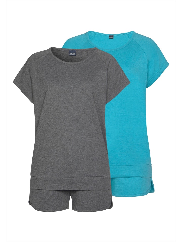 ARIZONA Короткие шорты бирюзового и серого цвета
ARIZONA Короткие шорты бирюзового и серого цвета