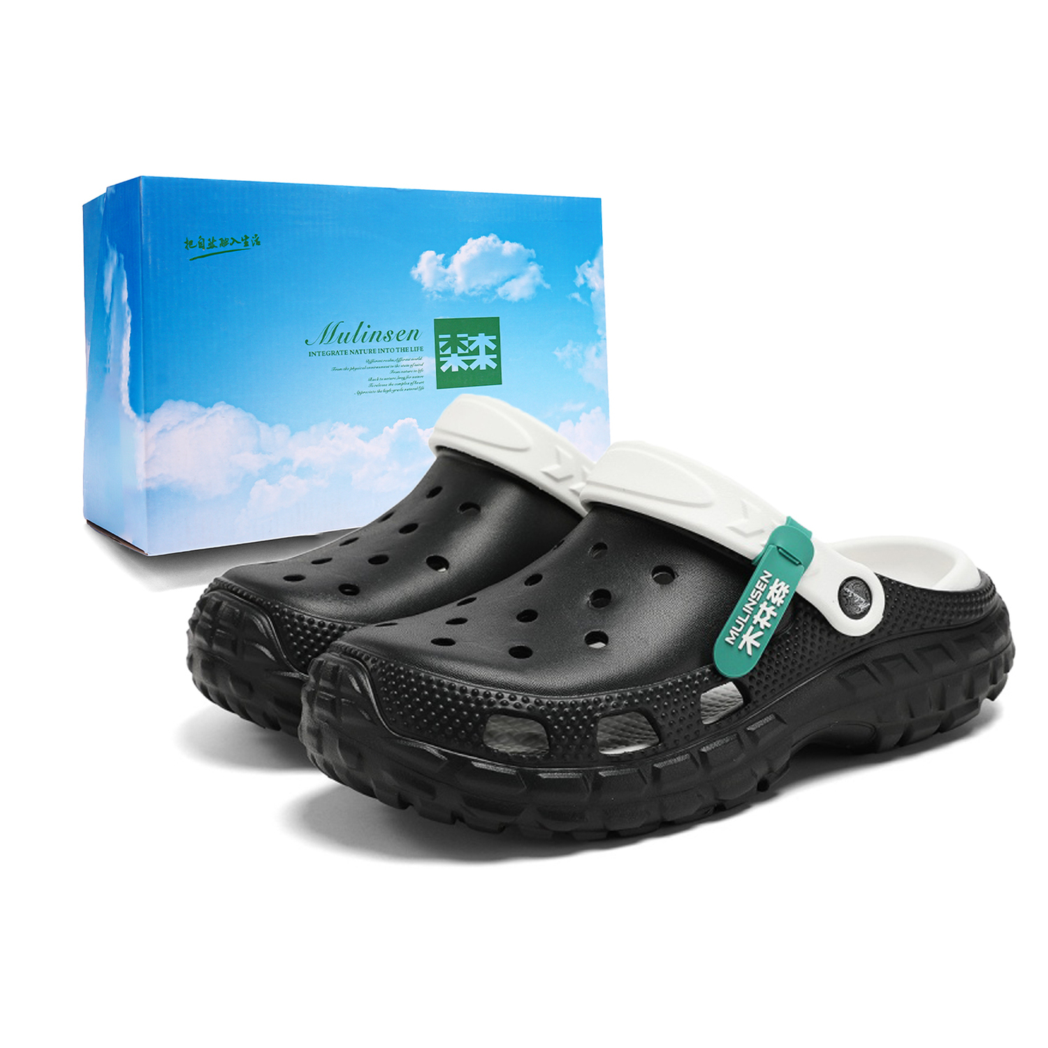 Mulinsen Клоги мужские черные, цвет Black
Mulinsen Клоги мужские черные, цвет Black