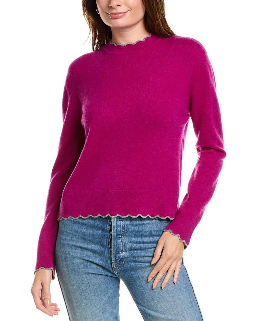 Кашемировый свитер Forte Cashmere Scallop Edge с объемным кашемировым узором, розовый
Кашемировый свитер Forte Cashmere Scallop Edge с объемным кашемировым узором, розовый