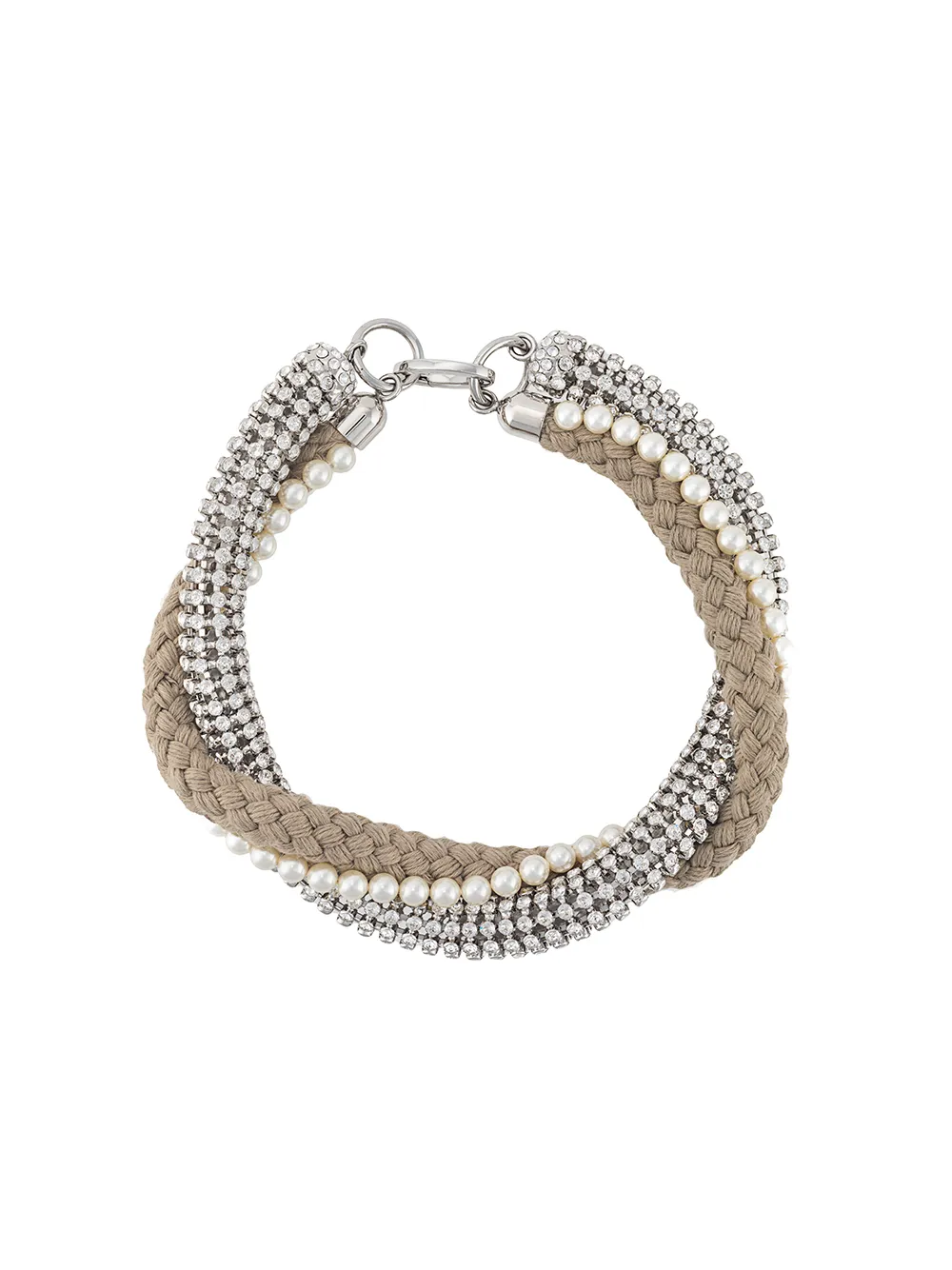 Декорированное колье MIU MIU, нейтральный
Декорированное колье MIU MIU, нейтральный