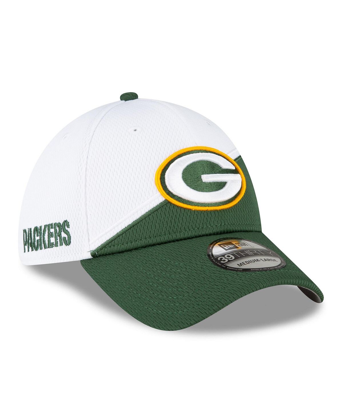 Мужская белая, зеленая кепка Green Bay Packers 2023 NFL Sideline 39THIRTY Flex Hat New Era
Мужская белая, зеленая кепка Green Bay Packers 2023 NFL Sideline 39THIRTY Flex Hat New Era