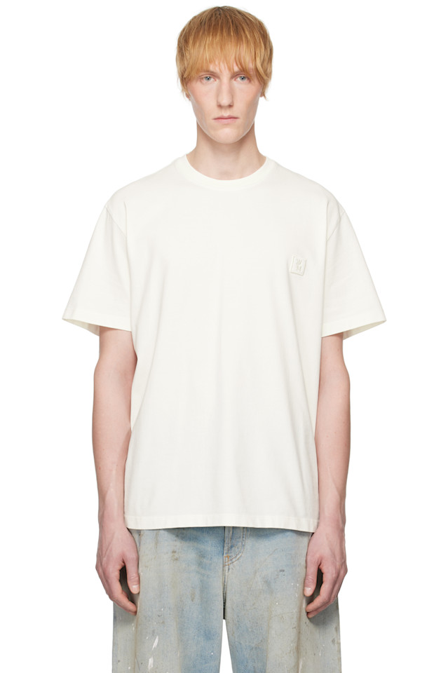 Футболка с цветочным логотипом на спине Wooyoungmi, цвет ivory
Футболка с цветочным логотипом на спине Wooyoungmi, цвет ivory