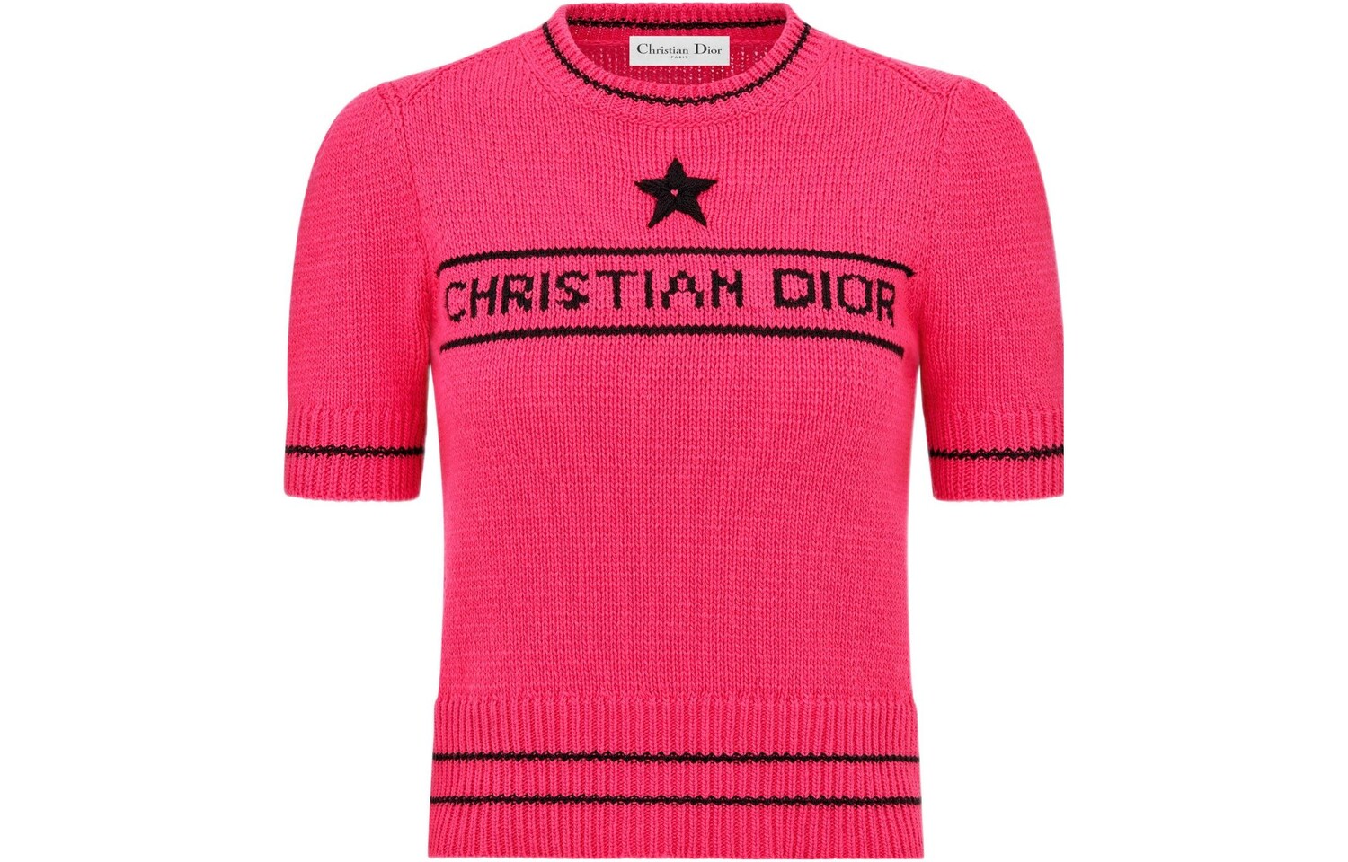 Ежеквартальные новинки Кашемировый свитер женский ярко-розовый Dior
Ежеквартальные новинки Кашемировый свитер женский ярко-розовый Dior