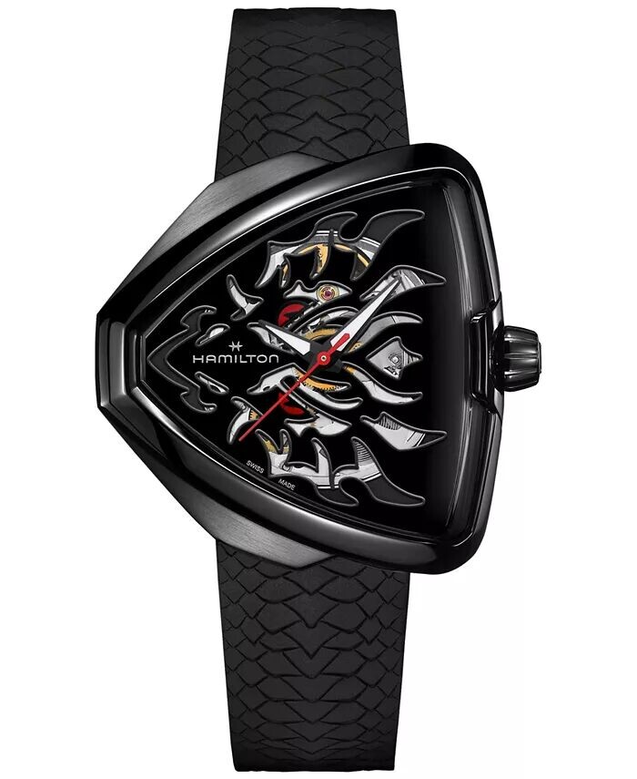 Мужские швейцарские автоматические часы Ventura Elvis80 Dragon с черным каучуковым ремешком 43x45 мм Hamilton, черный
Мужские швейцарские автоматические часы Ventura Elvis80 Dragon с черным каучуковым ремешком 43x45 мм Hamilton, черный