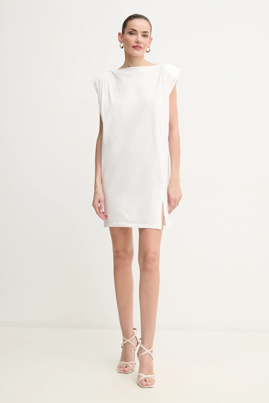 Хлопковое платье Pinko, белый 
Хлопковое платье Pinko, белый