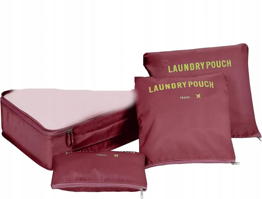 Набор из 4 чемоданов-органайзеров Coolzon для упаковки вещей, бордовый
Набор из 4 чемоданов-органайзеров Coolzon для упаковки вещей, бордовый