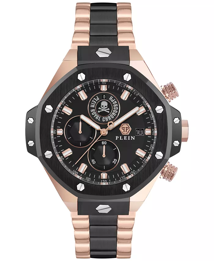 Мужские часы-хронограф Royal с двухцветным браслетом 46 мм Philipp Plein
Мужские часы-хронограф Royal с двухцветным браслетом 46 мм Philipp Plein