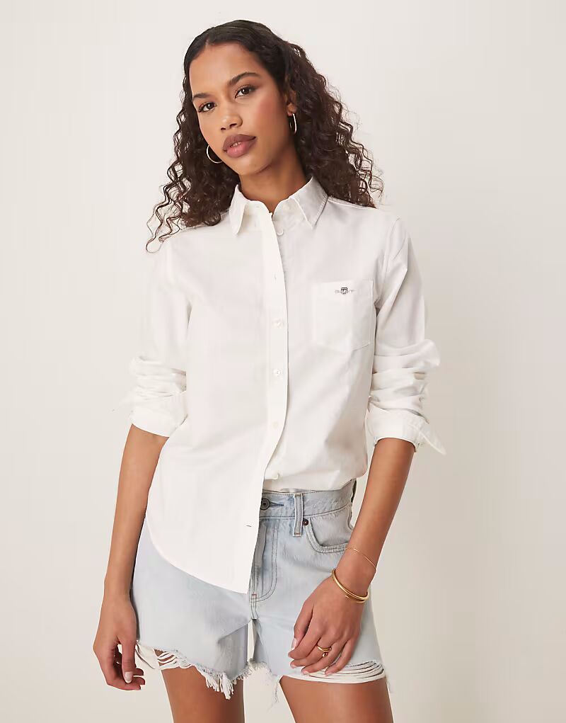 Рубашка GANT обычного кроя с логотипом Oxford белого цвета
Рубашка GANT обычного кроя с логотипом Oxford белого цвета