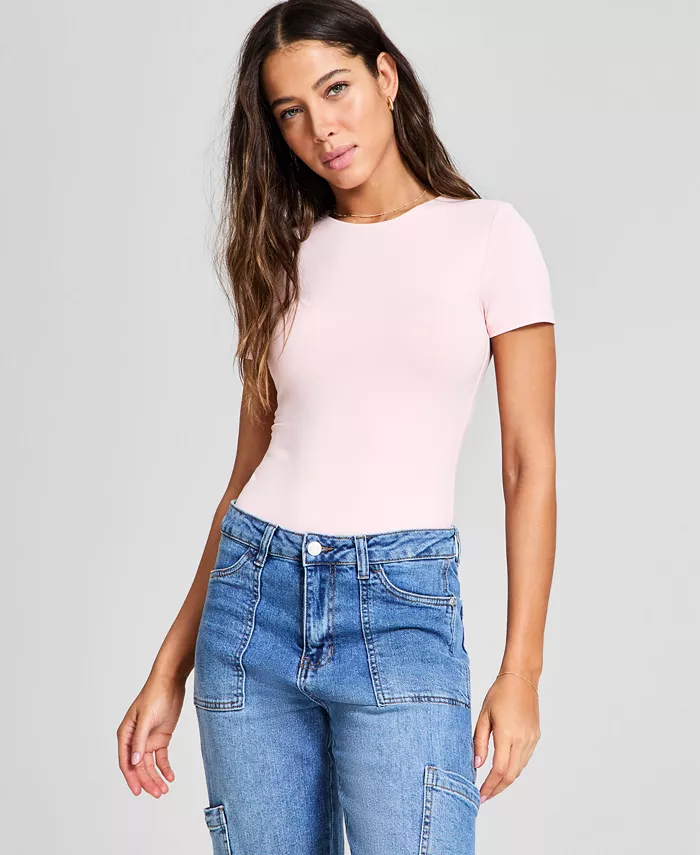 Женский двойной боди с круглым вырезом And Now This, розовый
Женский двойной боди с круглым вырезом And Now This, розовый