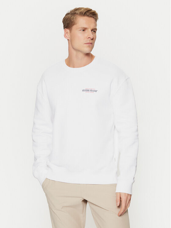 Толстовка обычного кроя Guess Jeans, белый
Толстовка обычного кроя Guess Jeans, белый
