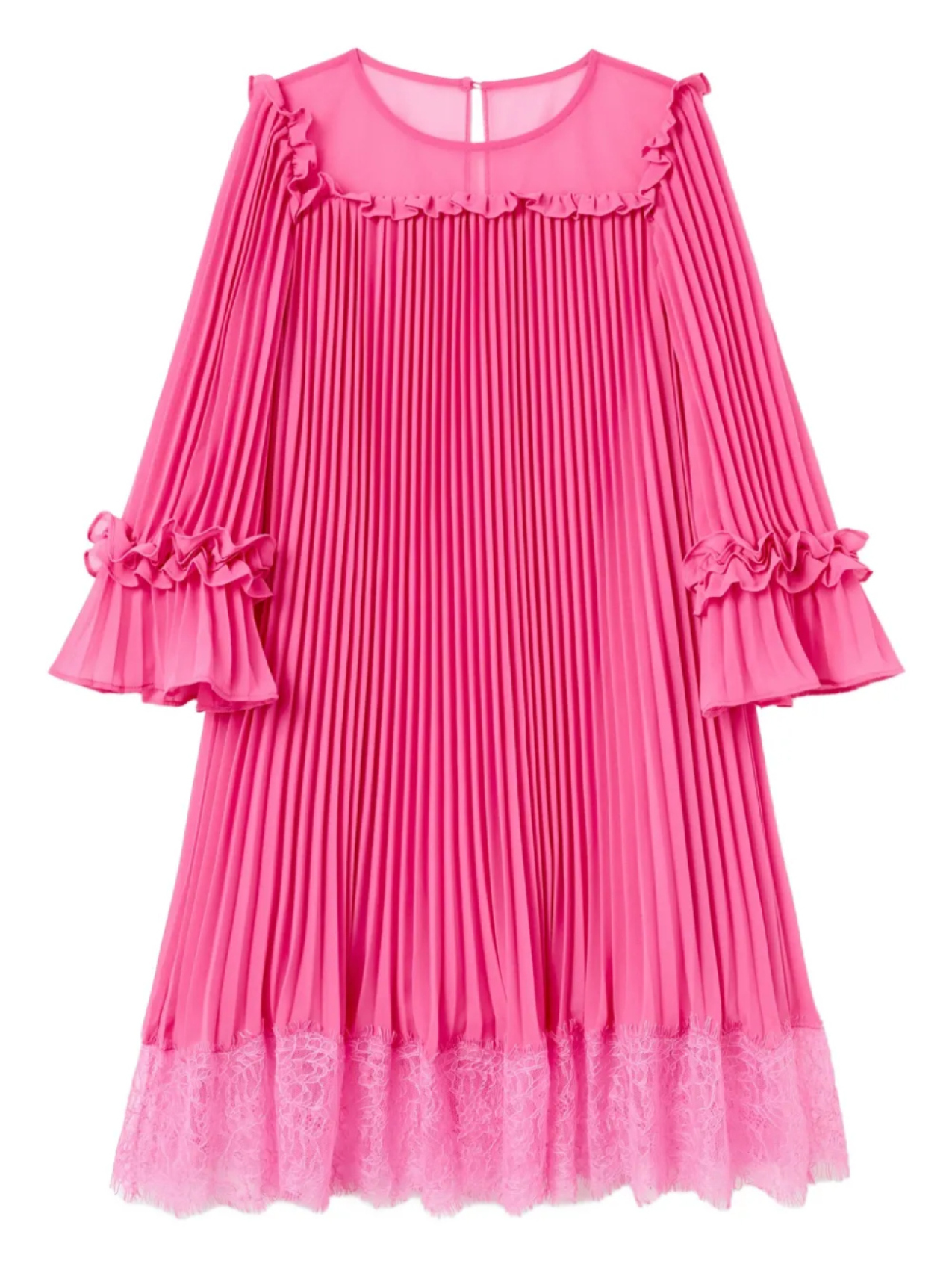 Платье с плиссированными рукавами и воланами Self-Portrait Kids, розовый
Платье с плиссированными рукавами и воланами Self-Portrait Kids, розовый