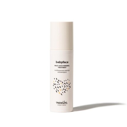 Resibo Babyface Мультикислотная обновляющая эссенция увлажняет и разглаживает пигментацию кожи, выравнивает тон кожи 50 мл
Resibo Babyface Мультикислотная обновляющая эссенция увлажняет и разглаживает пигментацию кожи, выравнивает тон кожи 50 мл