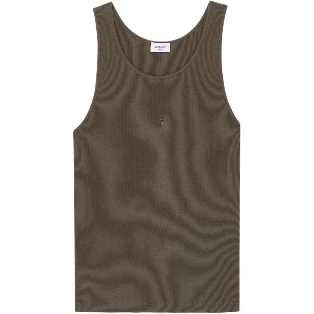 SS26 Топ SAINT LAURENT, темно-хаки
SS26 Топ SAINT LAURENT, темно-хаки
