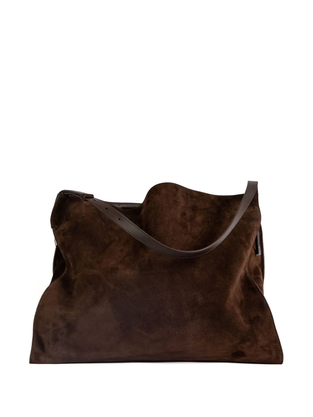 Замшевая сумка-тоут Christian Louboutin, коричневый
Замшевая сумка-тоут Christian Louboutin, коричневый