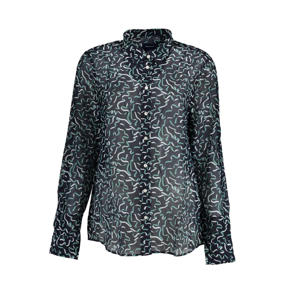 Синяя хлопковая рубашка Gant, синий
Синяя хлопковая рубашка Gant, синий