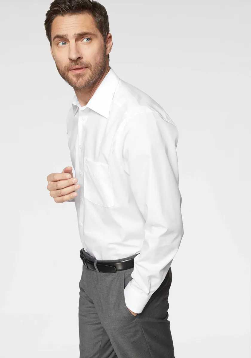 Рубашка деловая OLYMP "Luxor Comfort Fit", с нагрудным карманом, негладкая, белый
Рубашка деловая OLYMP "Luxor Comfort Fit", с нагрудным карманом, негладкая, белый